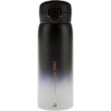 Vuralsin38 Skyfall Çelik Sızdırmaz Termos 500 ml Siyah