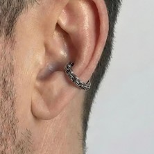 Pure Love Atelier Örgü Form Erkek Earcuff Küpe