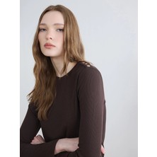 Lcw Modest Kahverengi Tişört