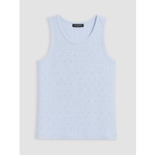 LC Waikiki Lcw Comfort Mavi Tişört