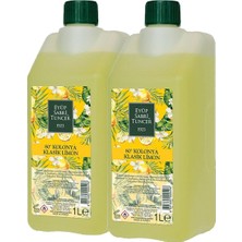 Eyüp Sabri Tuncer Klasik Limon Kolonyası 1 lt x 2 80 Derece Ferahlatıcı Limon Kokusuyla