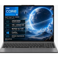 Lenovo IP3 83K100Q0TR-08 i5-13420H 24GB DDR5 1TB+256GB SSD WUXGA 15.3" IPS FreeDos