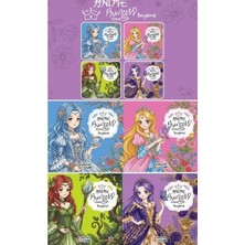  karatay yayınları 4e anime princess boyama kitabı (4 lü set)