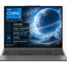Lenovo IP3 83K100Q0TR-04 i5-13420H 16GB DDR5 512GB+256GB SSD WUXGA 15.3" IPS FreeDos