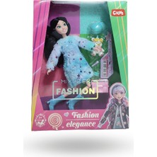  ctoy oyuncak 8671-3 moda aksesuarlı bebek 30 cm