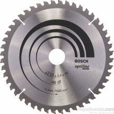 Bosch Optiline Serisi Ahşap İçin Daire Testere Bıçağı 210 X 30 X 2,0 Mm 48 Diş Yüksek Kalite