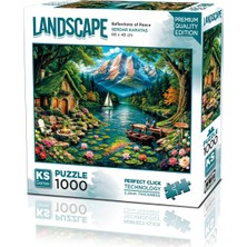  ks games puzzle 1000 parça reflections of peace 20856