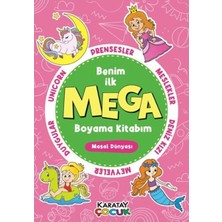  karatay yayınları 4e mega boyama- masal dünyası 128 sayfa