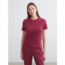 Lcw Vision Bordo Tişört