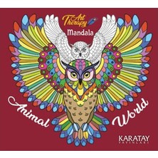  karatay yayınları 4e mandala-art therapy-animal world
