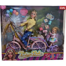  ctoy oyuncak bisikletli kız ve anne 8923a