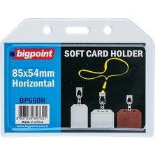  bigpoint kart kabı soft yatay 85x54mm bp660 (5 li paket)