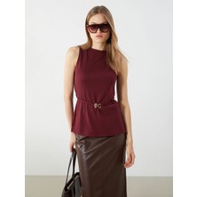 Lcw Vision Bordo Tişört