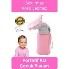 Empressco Svein Portatif Kız Çocuk Pisuarı Lazımlık Çiş Eğitimi Taşınabilir Acil Taşınabilir Pembe Sızdırmaz Tuvalet - Fiyatı, Yorumları