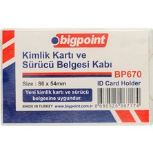  bigpoint kart kabı kimlik ehliyet pp bp670 (10 lu paket)
