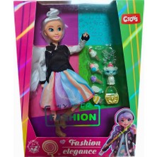 Belirtilmemiş Ctoy Oyuncak Moda Aksesuarlı Bebek 30 Cm 8671-10