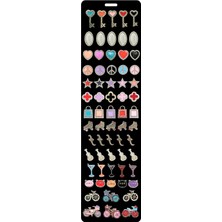  abka d-moji askılı stand mineli & taşlı eğlenceli figürler 66 lı