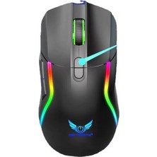 Zerodate G28 Profesyonel Makro Programlanabilir Rgb Oyuncu Mouse Kablolu- 6400 Dpı Ateş Etme Butonlu Örgü Kablolu Gaming Fare - MYZUMAX Özel Seri