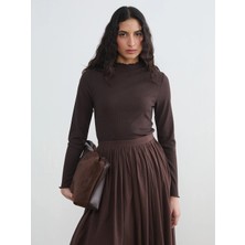 Lcw Modest Kahverengi Tişört
