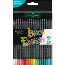  faber-castell black edition kuru boya kalemi 36 renk