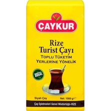 Çaykur Rize Turist Çayı 1000 gr Doğal Siyah Çay Kalitesi ile Yerli Üretim