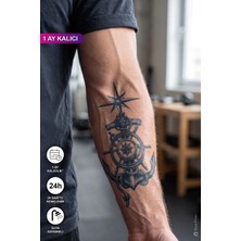 BP Tattoo 1 Ay Kalıcı Tattoo Gerçek Dövme Görünümlü Çapa Dövmesi