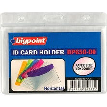  bigpoint kart poşeti yatay korumalı 85x55mm şeffaf bp650-00 (10 lu paket)