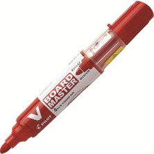 Pilot V-Board Master Yuvarlak Uç Kırmızı Tahta Kalemi 700 m Yazım Uzunluğu ile Ergonomik Tasarım