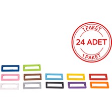 Alfafonet Fast-Fit Sc-Dupleks/lc-Quad 24'lü Fiber Optik Adaptör Sabitleyici Plastik Aparat - 12 Renk