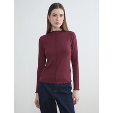 Lcw Modest Bordo Tişört