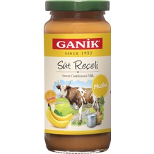 Ganik 270 gr Muzlu Süt Reçeli İnek Sütü ve Muz ile Koruyucu İçermeyen Doğal Ürün