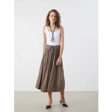 LC Waikiki Lcwaıkıkı Classic Bej Etek