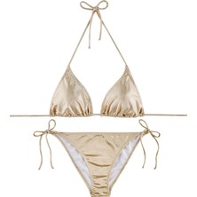 Slipstop Altın Kadın Bikini Takım SB2644000309