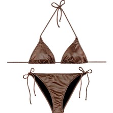 Slipstop Kahverengi Kadın Bikini Takım SB2644000311