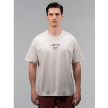Everlast Graphic Collection Oversize Açık Gri Erkek Tişört