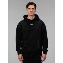 Everlast Dot Collection Comfort Fit Siyah Erkek Sweatshirt