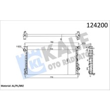 Kale Mixdepo Motor Su Radyatoru Connect 1.8tdci 75PS 90PS 110PS 02-Klimali 1 Sira Alb