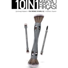 Alix Avien Çok Amaçlı 10'lu Makyaj Fırçası - 10 In 1 Multifunctional Makeup Brush