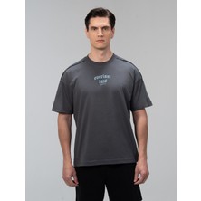 Everlast Graphic Collection Oversize Füme Erkek Tişört