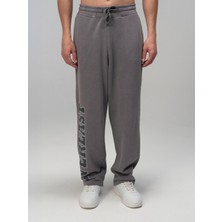 Everlast Giant Logo Oversize Koyu Gri Erkek Eşofman Altı