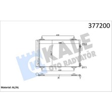 Kale Mixdepo Klima Kondenseri BERLINGO-PARTNER-307-308-508-5008-3008-C4-DS4-DS5 1.4-1.6-2.0 Hdi-Vti