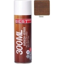 Best 300 Ml Selülozik Sprey Vernik Ceviz Renk Seçeneği ile Kolay Uygulama Sağlar