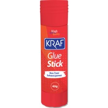 Kraf Yapıştırıcı Stick 40 Gr 4040G Non-Toxic Güvenli ve Temiz Kullanım İçin Yapıştırıcılar