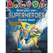 Usborne Build Your Own Superheroes Sticker Book 10 Sayfa 3 - 5 Yaş İçin Kolektif Yazarlı