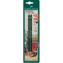 Faber-Castell 2'li Dereceli Kurşunkalem 9000 2B-HB Renkli ve Ölçüleri ile Kaliteli Yazım Deneyimi