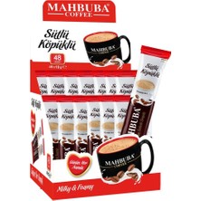 Mahbuba 3ü1 Arada Sütlü Köpüklü Granül Kahve 48x18gr Yumuşak Lezzetli Türkiye Menşeli