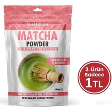 Mahbuba Çilek Aromalı Matcha Çayı Tozu 50gr