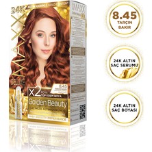 Maxx Deluxe Tarçın Bakır 8.45 Krem Saç Boyası Amonyaksız Altın İçerikli Canlı Renkler