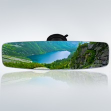 Kiva Cici-2 Vantuzlu Universal Dikiz Aynası 30X8 cm Tüm Araçlar İçin Geniş Açıyla Görüş
