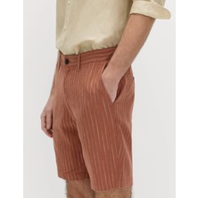 Marks & Spencer Keten Karışımlı Chino Şort
